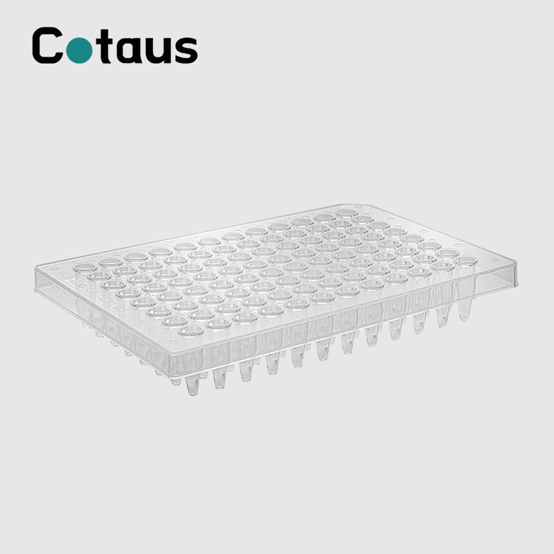 96 wells 0,2 ml transparante halve rok PCR-plaat